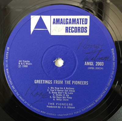 Lot 223 - THE PIONEERS - GREETINGS FROM THE PIONEERS LP (UK ORIGINAL - AMALGAMATED RECORDS - AMGL 2003)