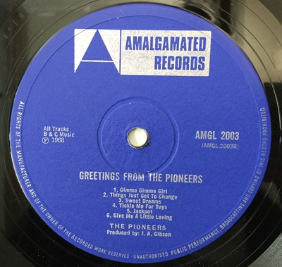 Lot 223 - THE PIONEERS - GREETINGS FROM THE PIONEERS LP (UK ORIGINAL - AMALGAMATED RECORDS - AMGL 2003)