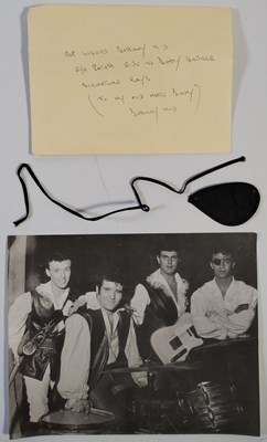 Lot 21 - ROCK N ROLL INTEREST - JOHNNY KIDD AND THE PIRATES - JOHNNY KIDD'S ORIGINAL EYEPATCH.