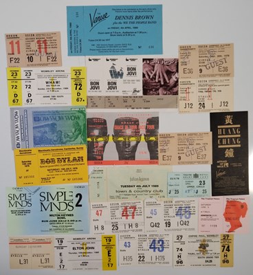 Lot 26 - UNUSED / COMPLETE TICKETS - 70S/80S CONCERTS.