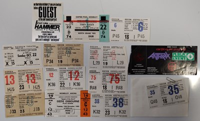 Lot 29 - METAL - UNUSED TICKETS - 70S/80S.