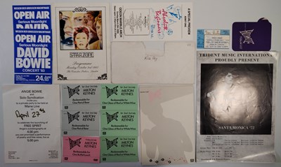 Lot 35 - DAVID BOWIE - MEMORABILIA / PASSES ETC.