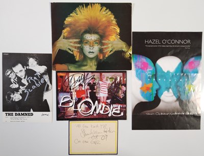 Lot 58 - PUNK / NEW WAVE /. INDIE - SIGNED ITEMS INC DEBBIE HARRY.