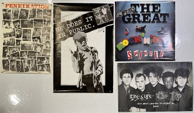 Lot 251 - FIVE PUNK-RELATED POSTERS (SEX PISTOLS, IAN DURY, THE CURE)