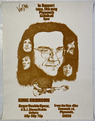 Lot 258 - KING CRIMSON - CONCERT POSTER.