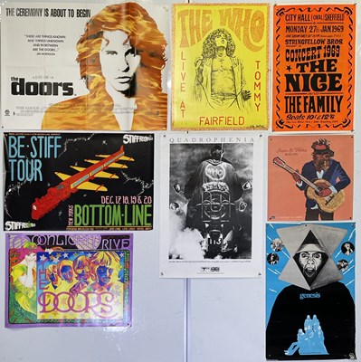 Lot 255 - 10 ROCK/POP RELATED POSTERS