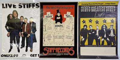 Lot 261 - PUNK INTEREST - ORIGINAL STIFF RECORDS POSTERS.