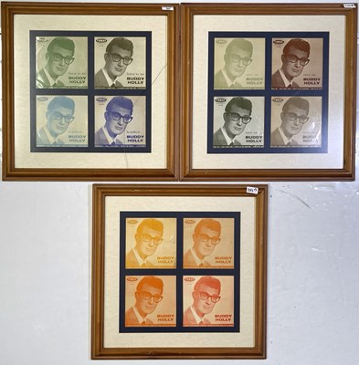 Lot 283 - BUDDY HOLLY SINGLES DISPLAYS.