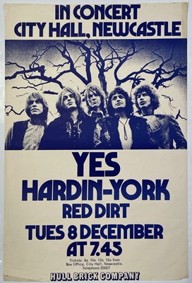 Lot 262 - YES - ORIGINAL 1973 CONCERT POSTER.