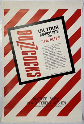 Lot 264 - BUZZCOCKS - TRIBUTE 1978 TOUR POSTER.