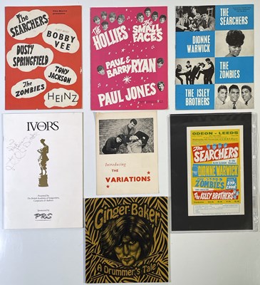 Lot 292 - 1960S PROGRAMMES / HANDBILL INC SOME SIGNED ITEMS.