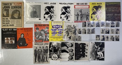 Lot 302 - THE BEATLES / PAUL MCCARTNEY - MEMORABILIA INC SHEET MUSIC.