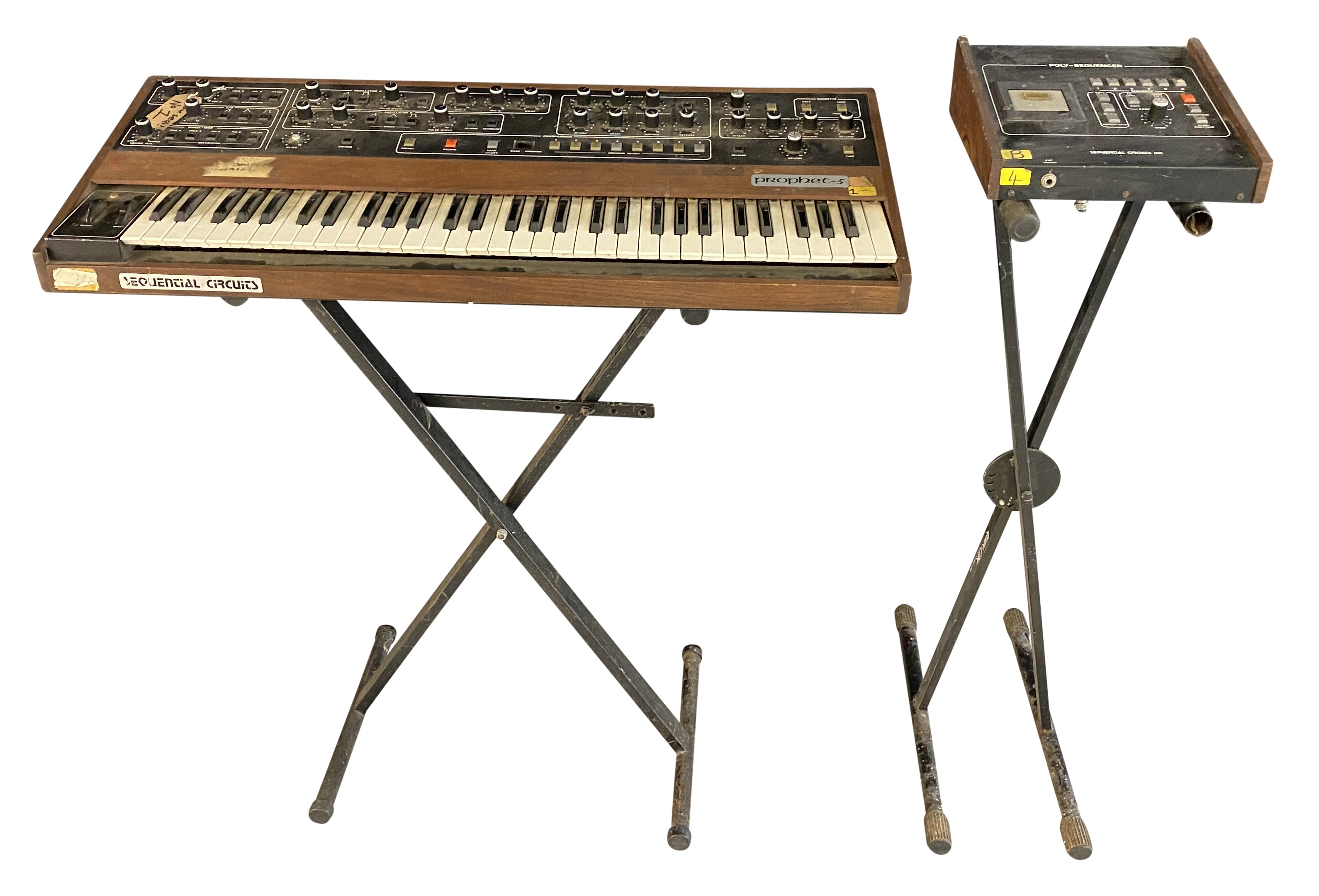 Lot 196 - SEQUENTIAL CIRCUITS PROPHET 5 KEYBOARD AND
