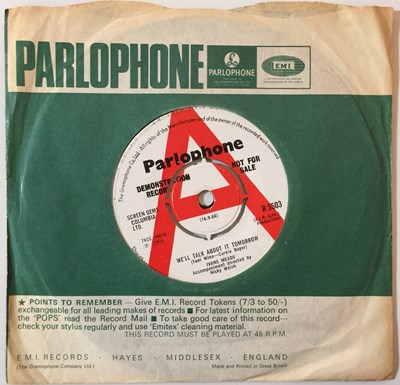 Lot 195 - IVANS MEADS - WE'LL TALK ABOUT IT TOMORROW 7'' (ORIGINAL UK PARLOPHONE DEMO - R 5503)