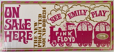 Lot 312 - PINK FLOYD INTEREST - AN ORIGINAL 'SEE EMILY PLAY' PROMOTIONAL BANNER POSTER.