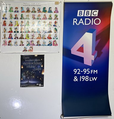 Lot 112 - BBC COLLECTION - BBC RADIO BANNERS AND POSTER.