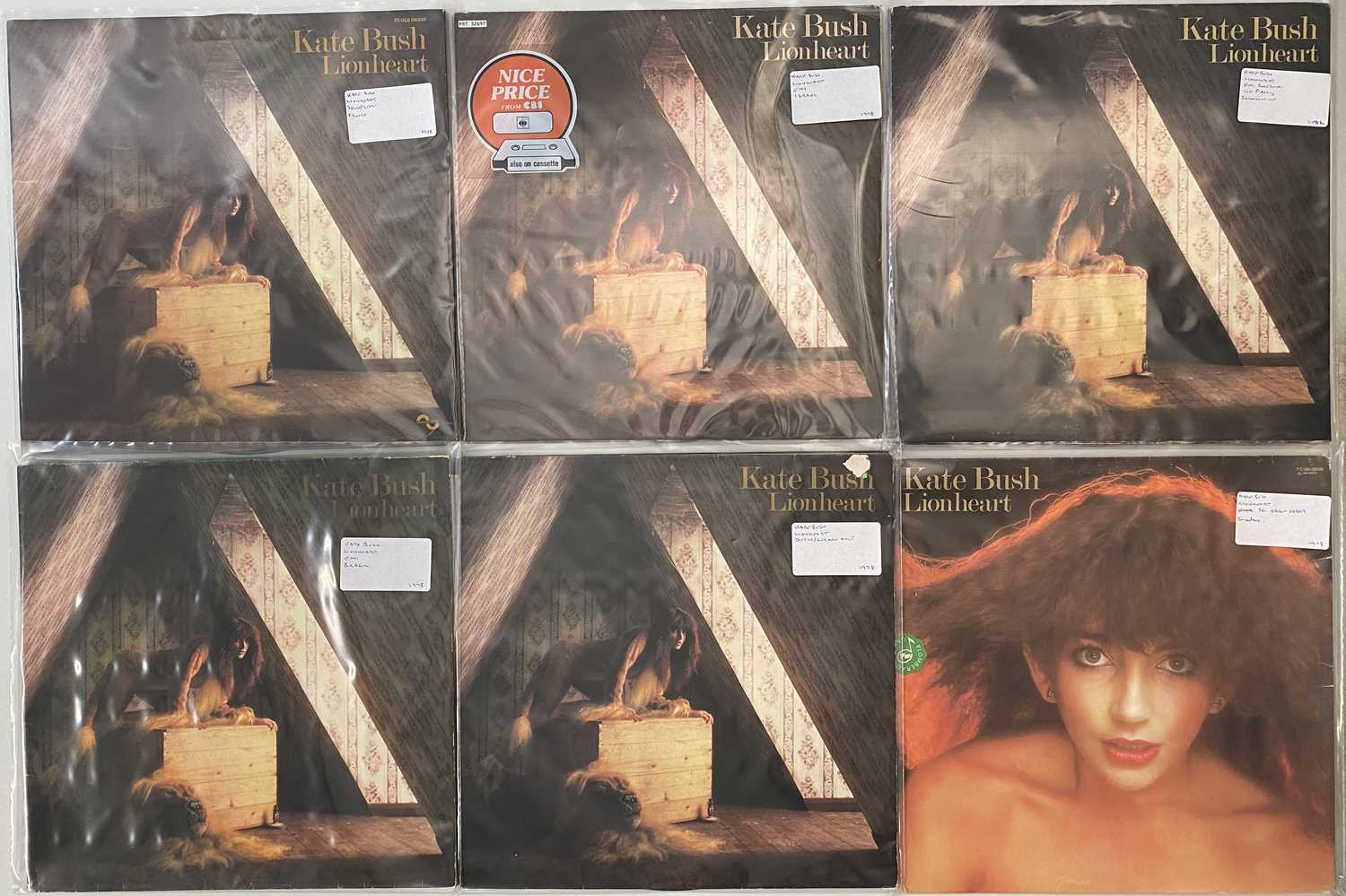 Bush Lp Lot 103 - KATE BUSH - LIONHEART (LP VARIANTS PACK)