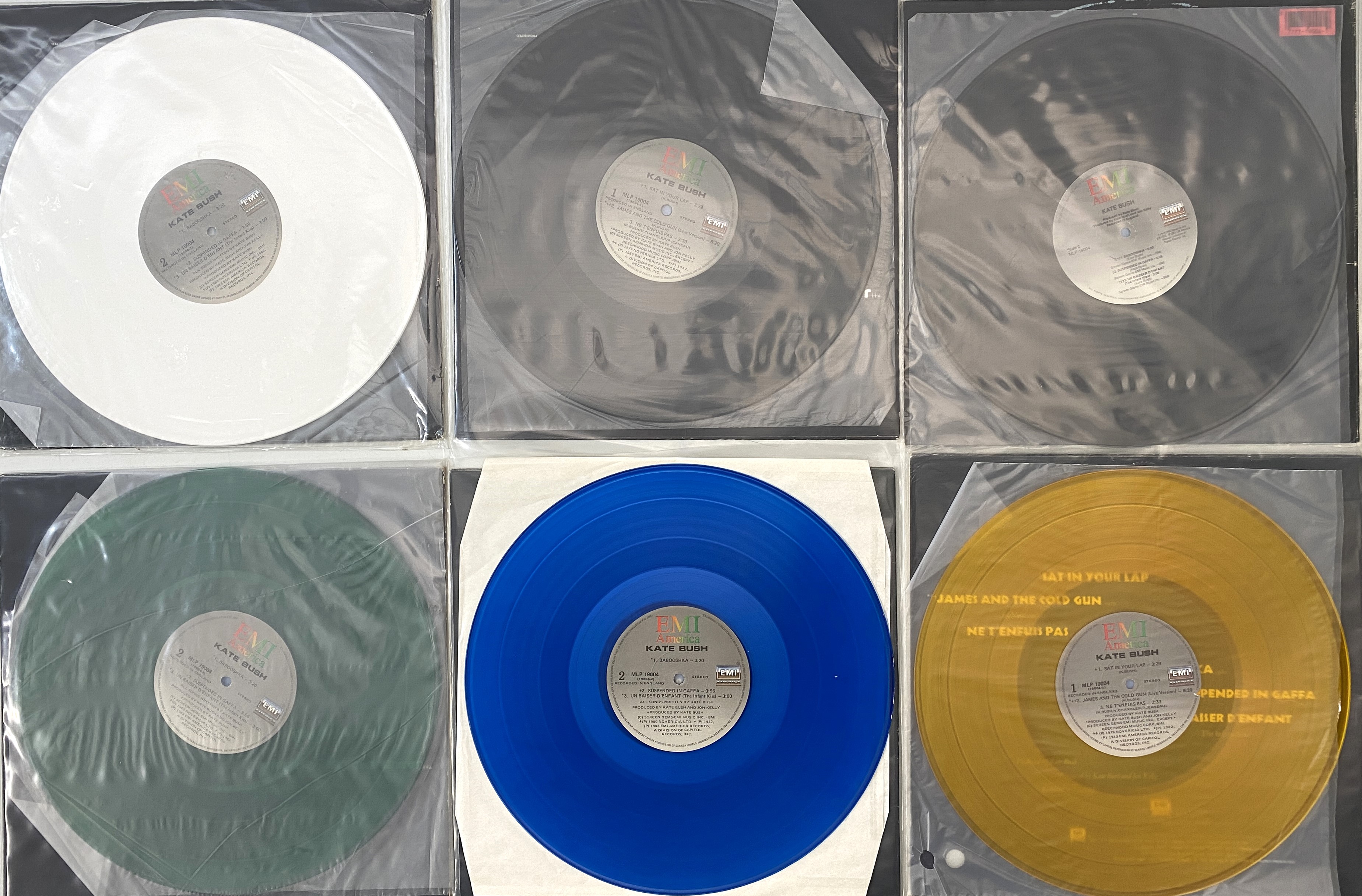 Bush Lp Lot 106 - KATE BUSH - KATE BUSH (LP VARIANTS PACK)