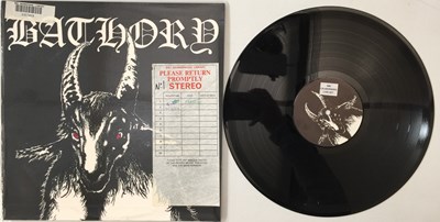 Lot 86 - BATHORY - BATHORY LP (BMLP-666-1 - SECOND SWEDISH PRESS)