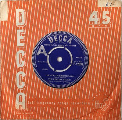 Lot 163 - THE ROLLING STONES - 19th NERVOUS BREAKDOWN 7" (UK PROMO - DECCA - F.12331)