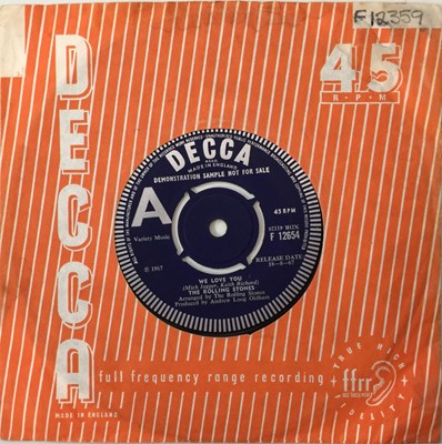 Lot 164 - THE ROLLING STONES - WE LOVE YOU 7" (UK PROMO - DECCA - F12654)