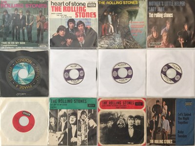 Lot 165 - THE ROLLING STONES - OVERSEAS 7" PACK