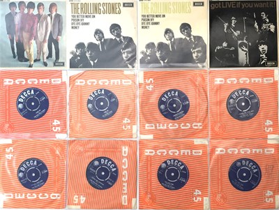 Lot 166 - THE ROLLING STONES - UK 7"/ EP COLLECTION