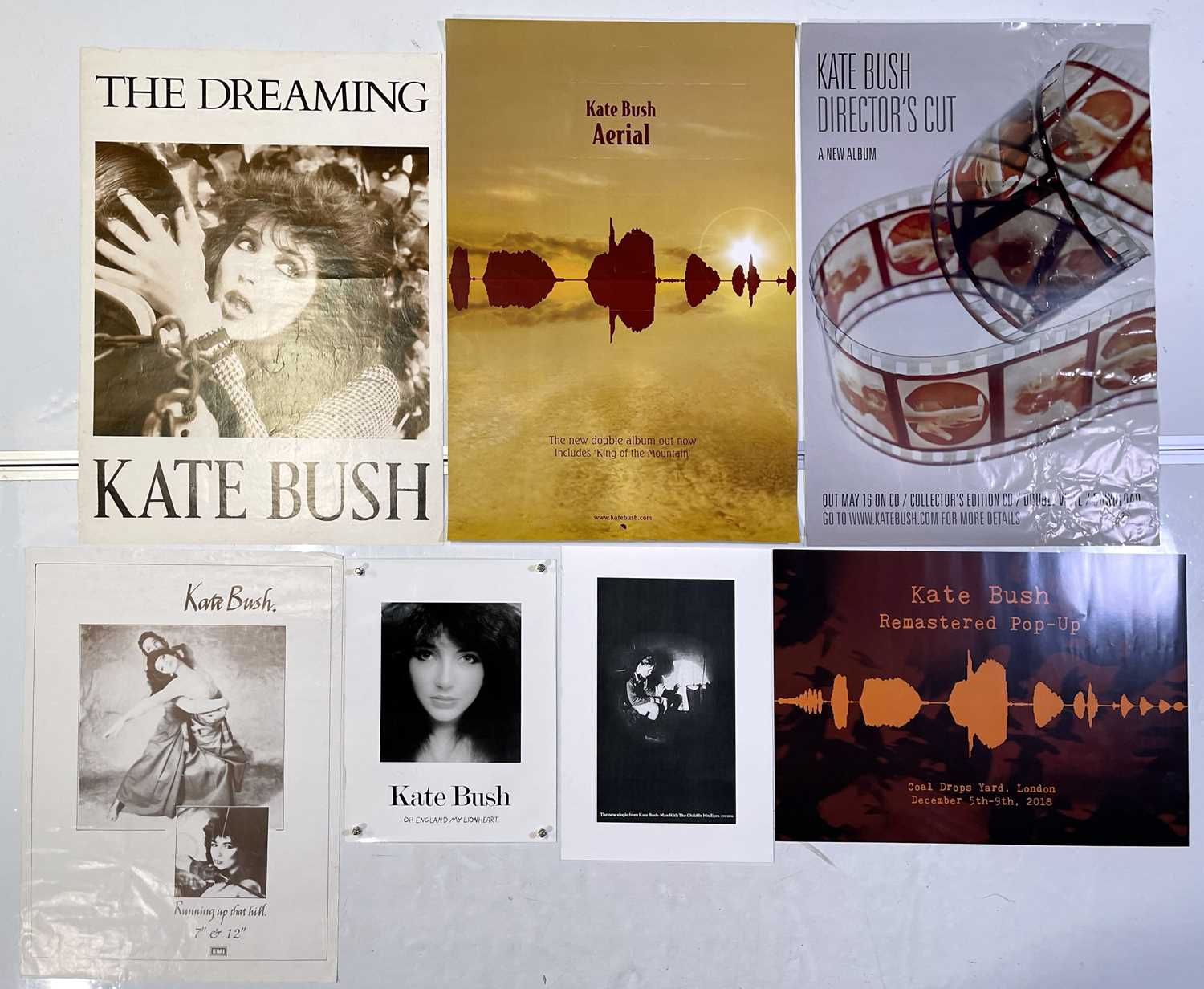 Lot 273 - SEVEN KATE BUSH PROMO POSTERS.