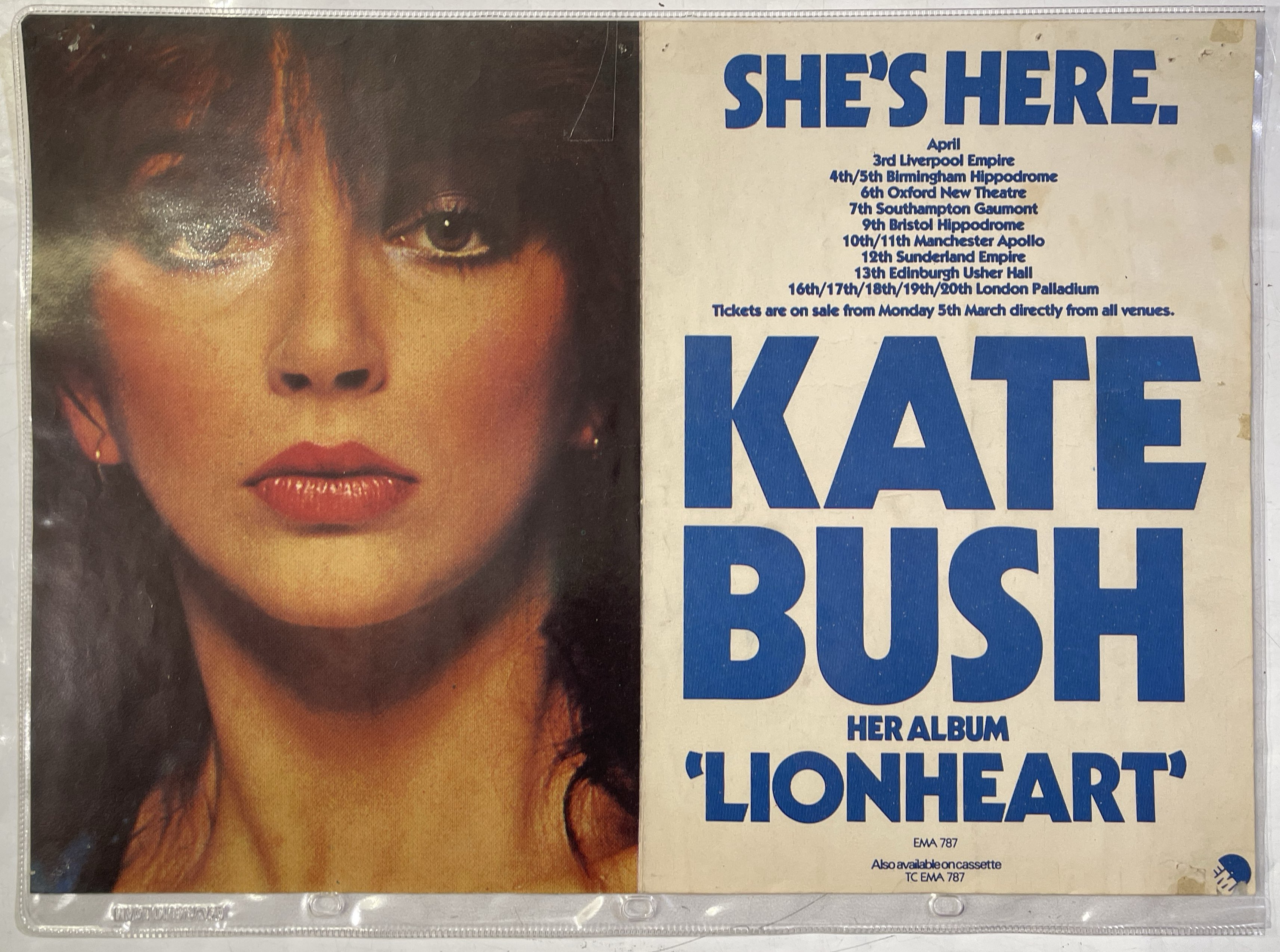 Lot 274 Kate Bush Shop Displays