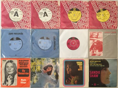 Lot 126 - SANDIE SHAW - 7" COLLECTION (INC PROMOS)