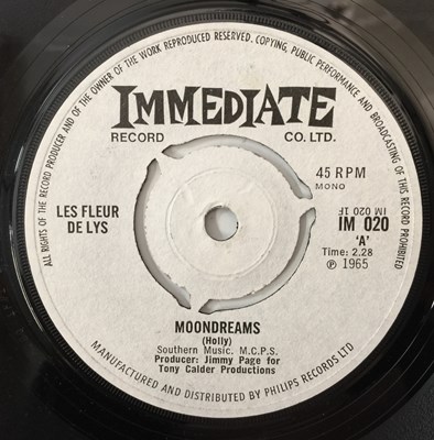 Lot 332 - LES FLEUR DE LYS - MOONDREAMS/ WAIT FOR ME 7" (UK IMMEDIATE - IM 020)