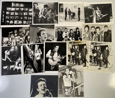 Lot 572 - THE CLASH - BLACK AND WHITE 8X10" PROMOTIONAL PHOTOS.