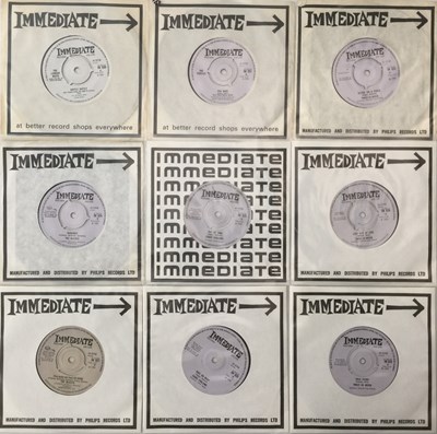 Lot 335 - IMMEDIATE RECORDS 7" PACK (IM 030 TO 039)