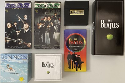 Lot 399 - 7 BEATLES AND RELATED CD BOX SETS