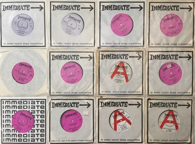 Lot 345 - IMMEDIATE RECORDS 7" PACK (IM 070 TO 084).