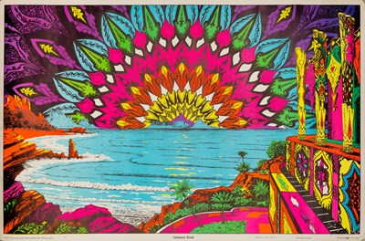 Lot 81 - WEST COAST PSYCHEDELIA - ORIGINAL BLACKLIGHT POSTER BY JOSEPH PARKER.