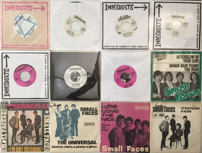 Lot 355 - SMALL FACES - 7" OVERSEAS IMMEDIATE RECORDS PACK (INC PROMOS)