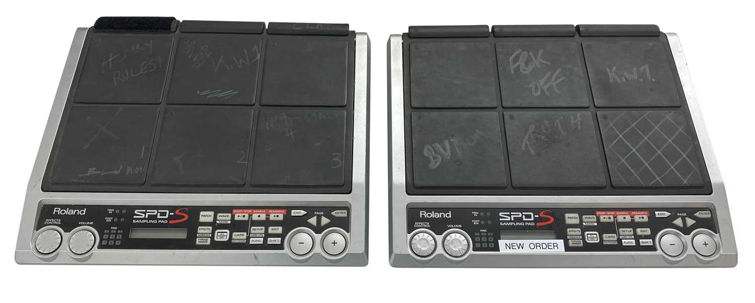 Lot 221 - ROLAND DRUM ELECTRONIC SPD-S DRUM SAMPLING PADS x 2