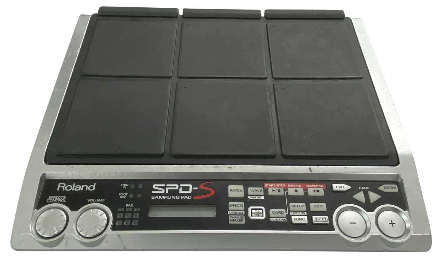 Lot 222 SIMMONS MIDI TRIGGER PAD & BOXED ROLAND