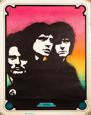 Lot 104 - CREAM - ORIGINAL GARY PATTERSON DESIGNED 1967 DAYGLO POSTER.