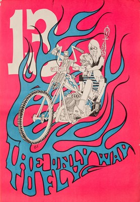 Lot 114 - PSYCHEDELIA - CHOPPERS/BIKES - VINTAGE POSTER.