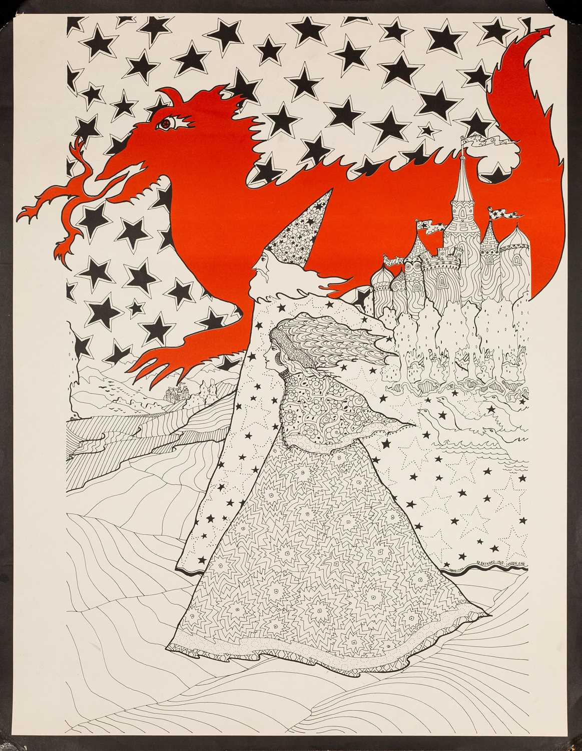 Lot 119 - PSYCHEDELIA - VINTAGE 1960S POSTER DESIGNS.