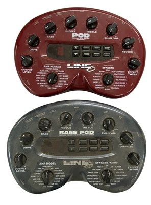 Lot 231 - 2 X LINE 6 EFFECTS PODS AND A LINE 6 DL4 DELAY MODELER