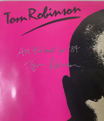 Lot 2360282 - TOM ROBINSON SIGNED LP / ANDY SUMMERS SIGNED LP.