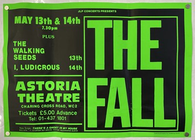 Lot 540 - MARK E. SMITH / THE FALL - AN ORIGINAL 1987 CONCERT POSTER. ﻿