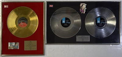 Lot 381 - OFFICIAL BPI PRESENTATION AWARD DISCS (YAZZ, ANITA BAKER).