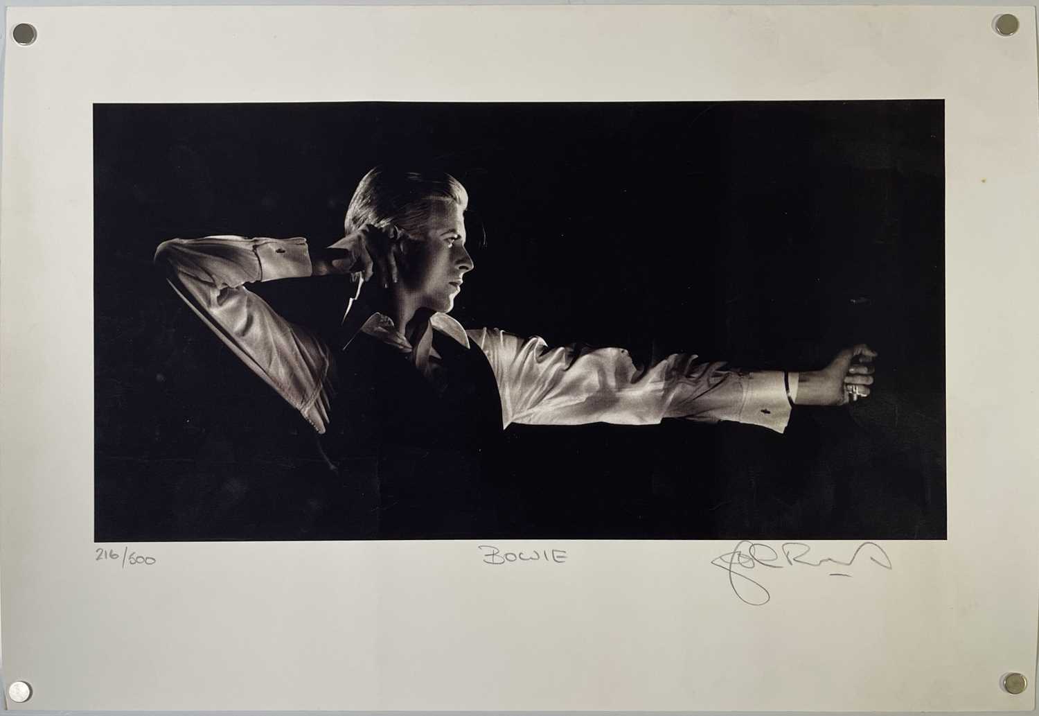 Lot 469 - DAVID BOWIE - JOHN ROWLANDS SIGNED LIMITED