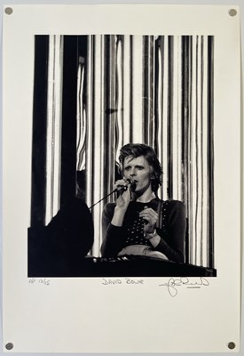 Lot 470 - DAVID BOWIE - JOHN ROWLANDS SIGNED LIMITED EDITION PRINT.