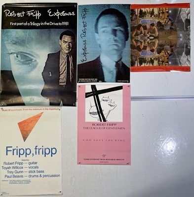 Lot 213 - ROBERT FRIPP POSTER COLLECTION.