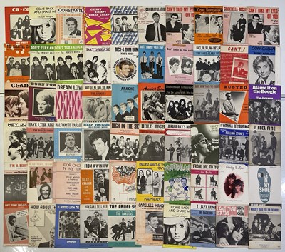 Lot 120 - POP / ROCK N ROLL ROCK SHEET MUSIC COLLECTION.